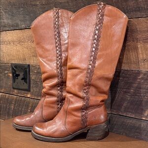 Vintage Frye Brown Leather Boots